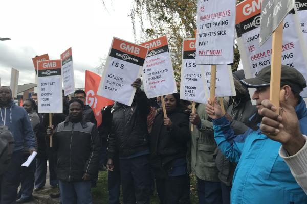 GMB ISS members to ‘March for their Rights’ at Kingston Hospital