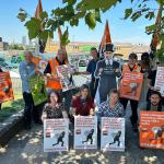 Battersea MP supports GMB demonstration outside Asda Clapham Junction